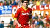 Agostino Di Bartolomei con la maglia giallorossa