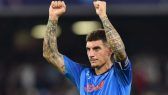 Giovani Di Lorenzo con la maglia del Napoli