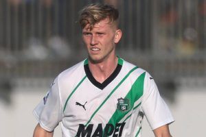 Doig con la maglia del Sassuolo