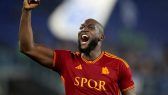 Lukaku con la maglia della Roma