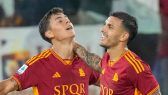 Paredes e Dybala con la maglia della Roma