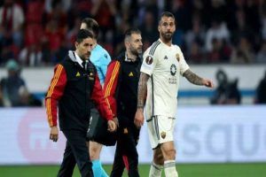 Spinazzola infortunio Bayer-Roma