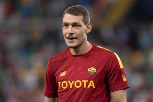Andrea Belotti con la Roma