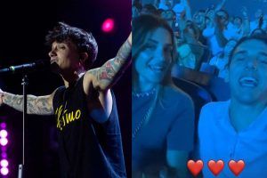 Zaniolo al concerto di ultimo