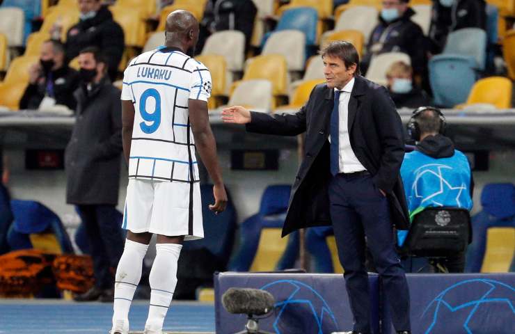 Romelu Lukaku e Antonio Conte