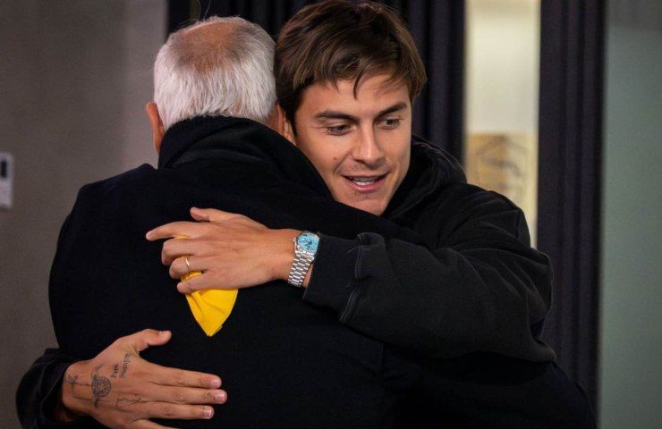 dybala abbraccio ranieri