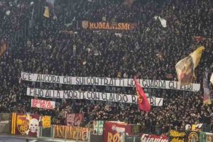 striscione Ranieri