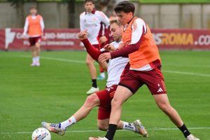 Allenamento a Trigoria