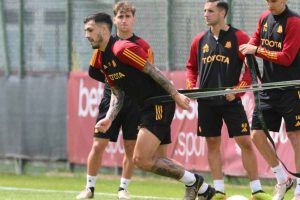 Allenamento a Trigoria