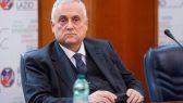 Il presidente della Lazio, Claudio Lotito
