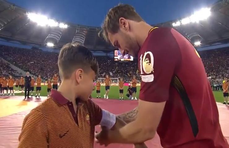 Francesco Totti e Mattia Almaviva 