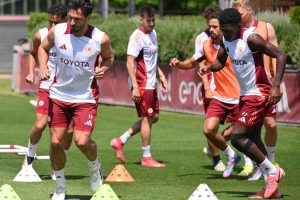 Allenamento a Trigoria