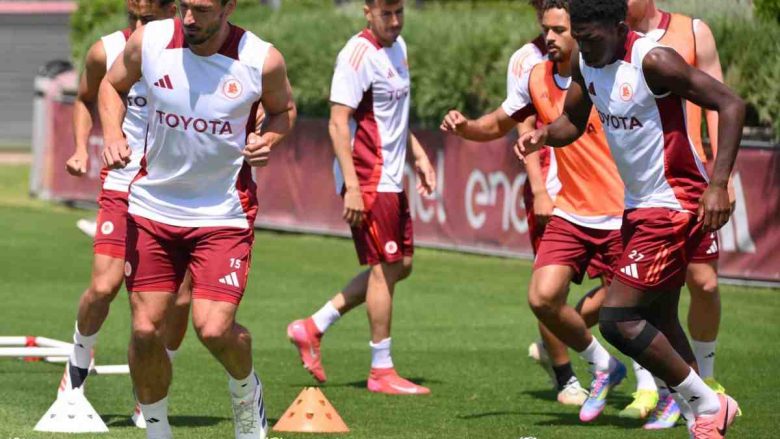 Allenamento a Trigoria