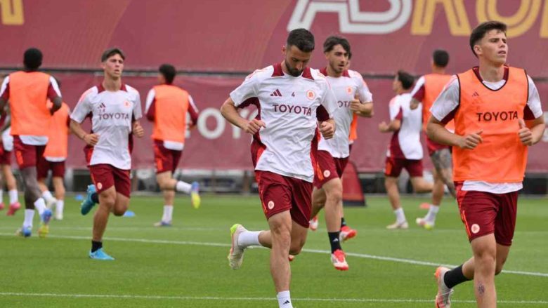 Allenamento a Trigoria
