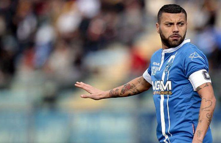 Ciccio Tavano con la maglia dell'Empoli
