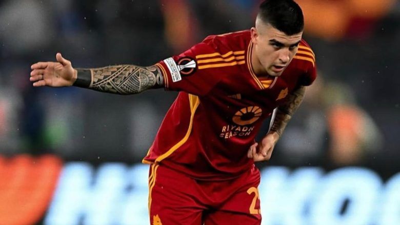 Roma-Milan gesto Mancini