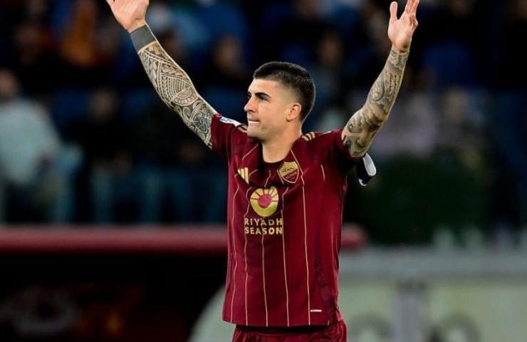 Roma-Milan gesto Mancini