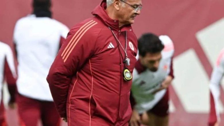 Ranieri in allenamento