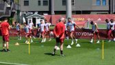 allenamento a Trigoria