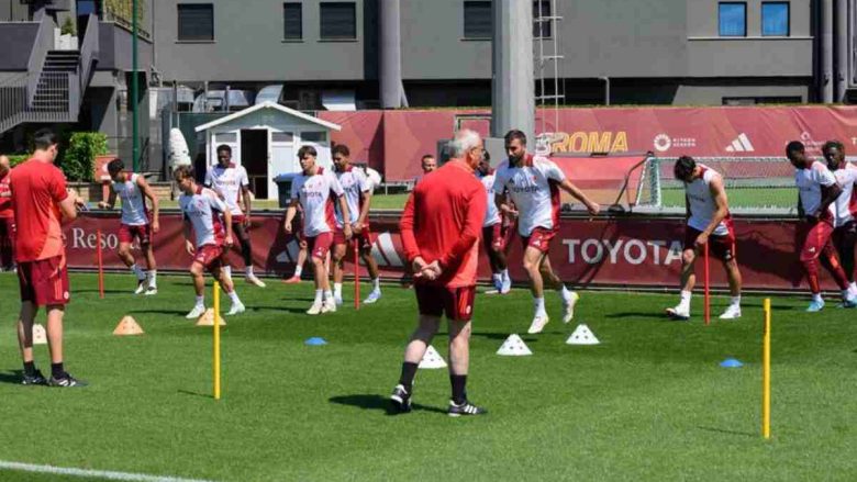 allenamento a Trigoria