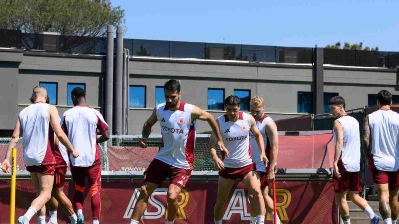 Allenamento a Trigoria