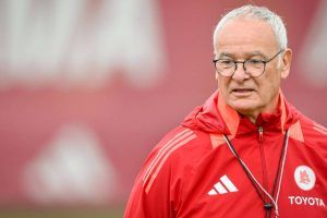 ranieri guida l'allenamento pre atalanta