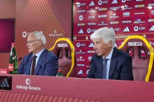 Gasperini e Ranieri in conferenza stampa