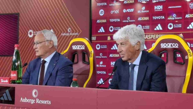 Gasperini e Ranieri in conferenza stampa