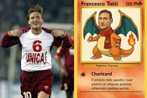 totti pokemon copertina