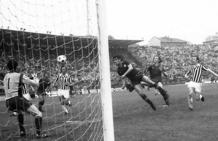 Il gol di Turone contro la Juventus