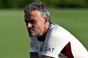 Luis Enrique bruttissimo gesto