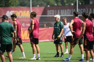Roma in campo a Trigoria