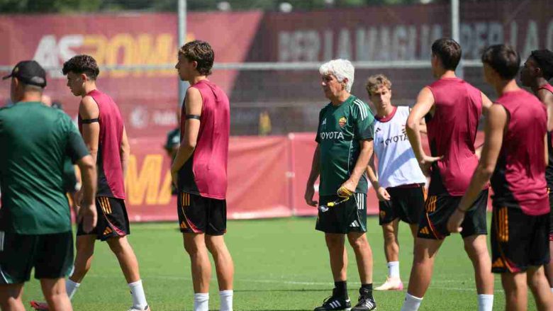Roma in campo a Trigoria