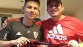 Daniel Brizuela con Echeverri