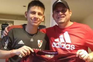 Daniel Brizuela con Echeverri