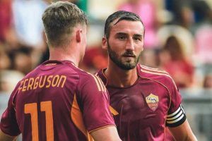 Roma-Bologna Ferguson in vantaggio