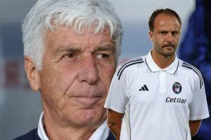 Gli allenatori Gasperini e Gilardino