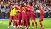 I giallorossi in campo
