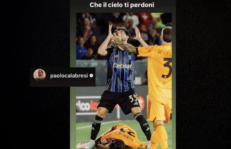 La storia Instagram di Calabresi