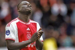 L'attaccante dell'Ajax Brian Brobbey