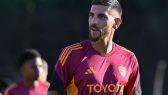 Lorenzo Pellegrini in allenamento