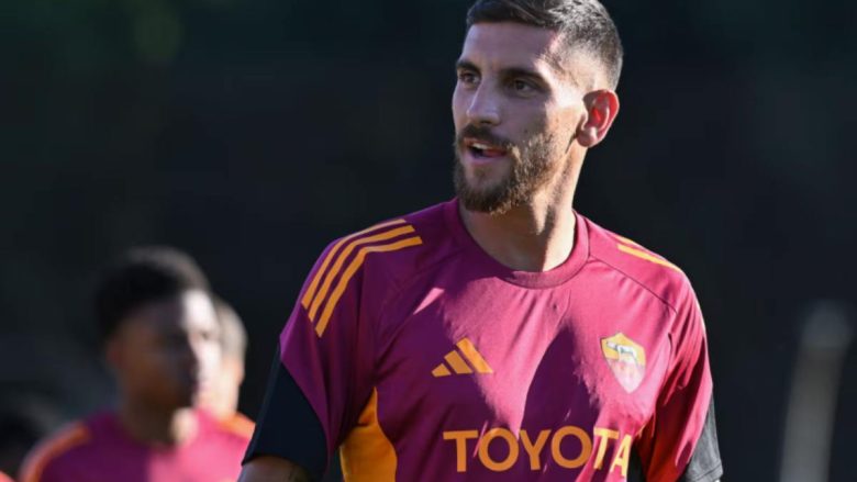 Lorenzo Pellegrini in allenamento