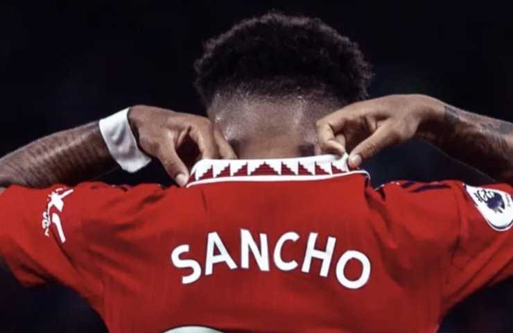 Manchester United gesto Sancho