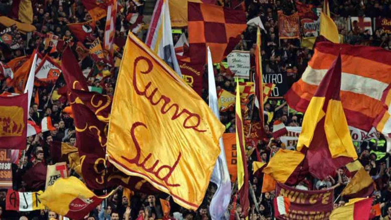 I tifosi della Roma all'Olimpico