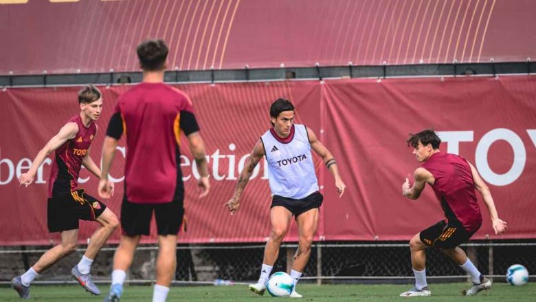 Allenamento a Trigoria