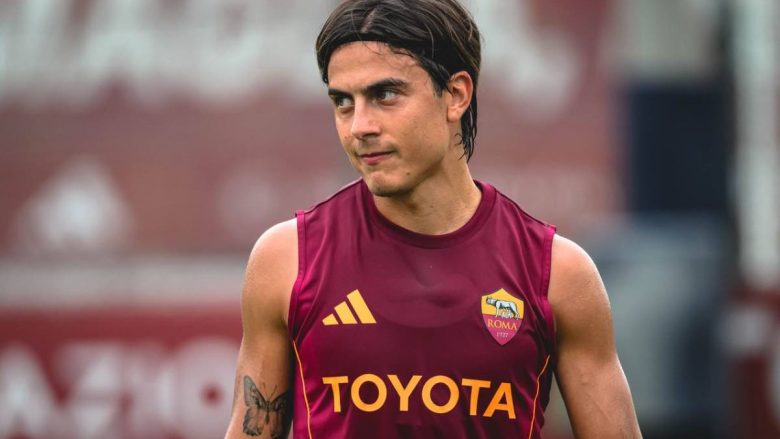 Dybala allenamento Roma
