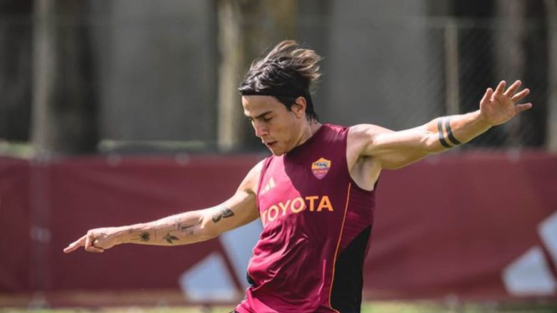 Dybala in allenamento