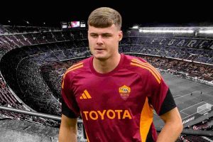 Evan Ferguson sfondo stadio