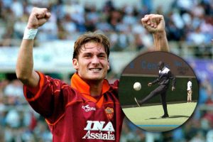 Francesco Totti e Erick Oduor