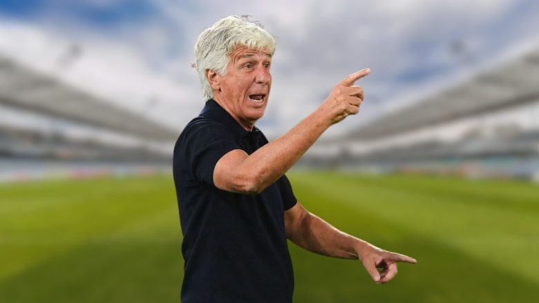 Gasperini dirige i suoi giocatori